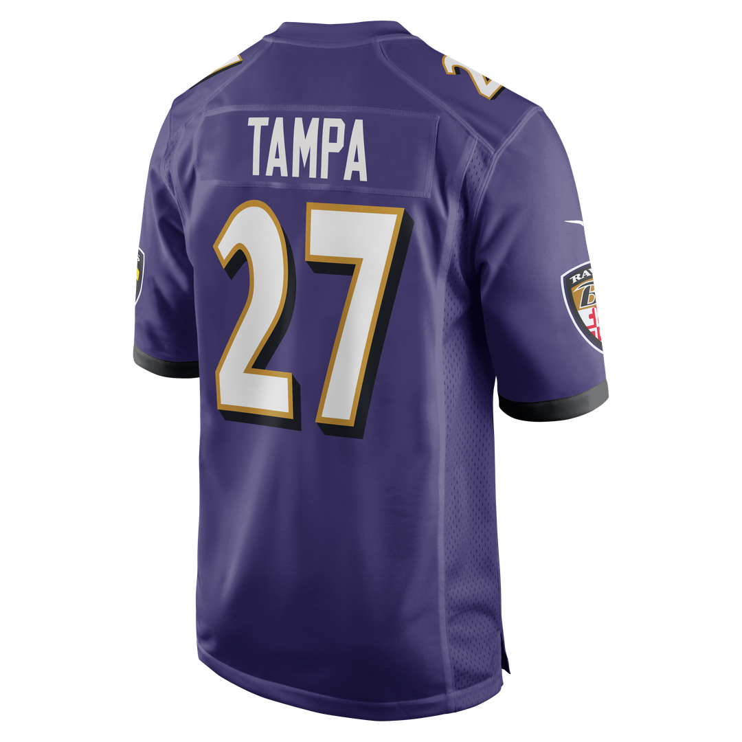 Men's Baltimore Ravens T.J. Tampa Purple Team