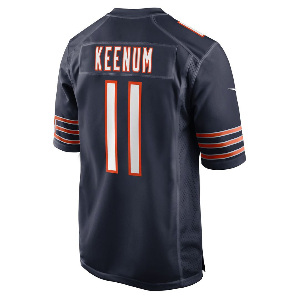 Men's Chicago Bears Case Keenum Navy Team