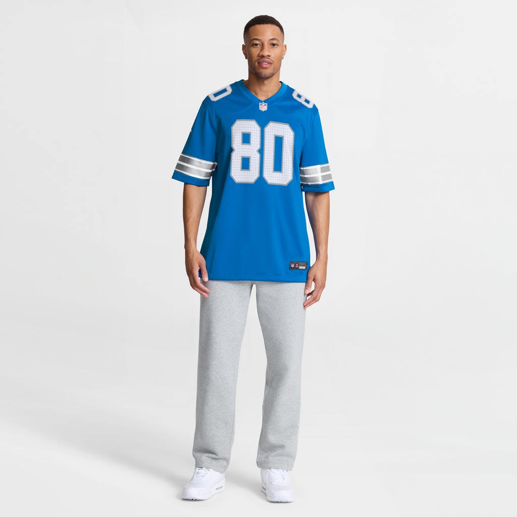 Men's Detroit Lions Malik Cunningham Blue Team