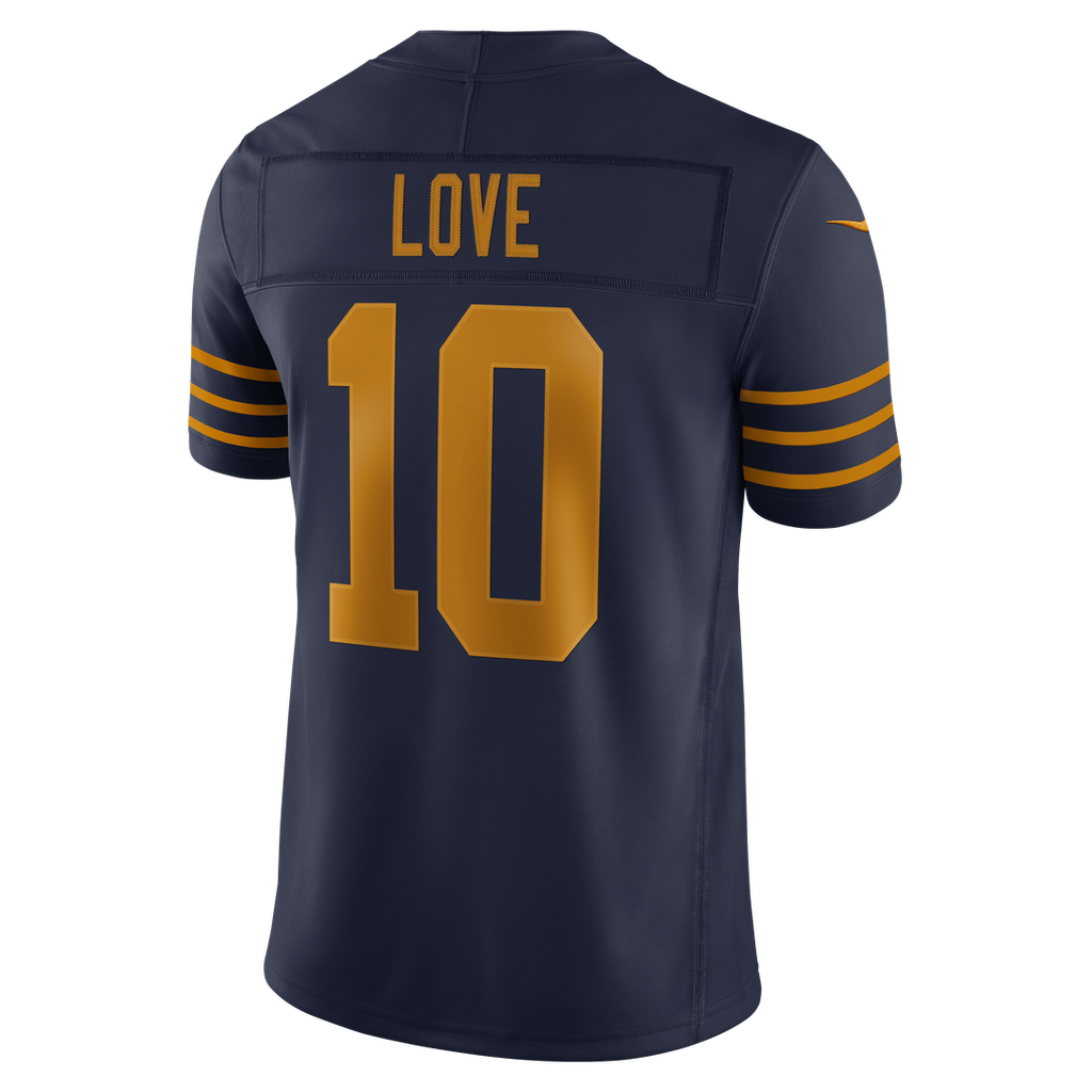 Men's Green Bay Packers Love Navy Alternate Stitched Jersey