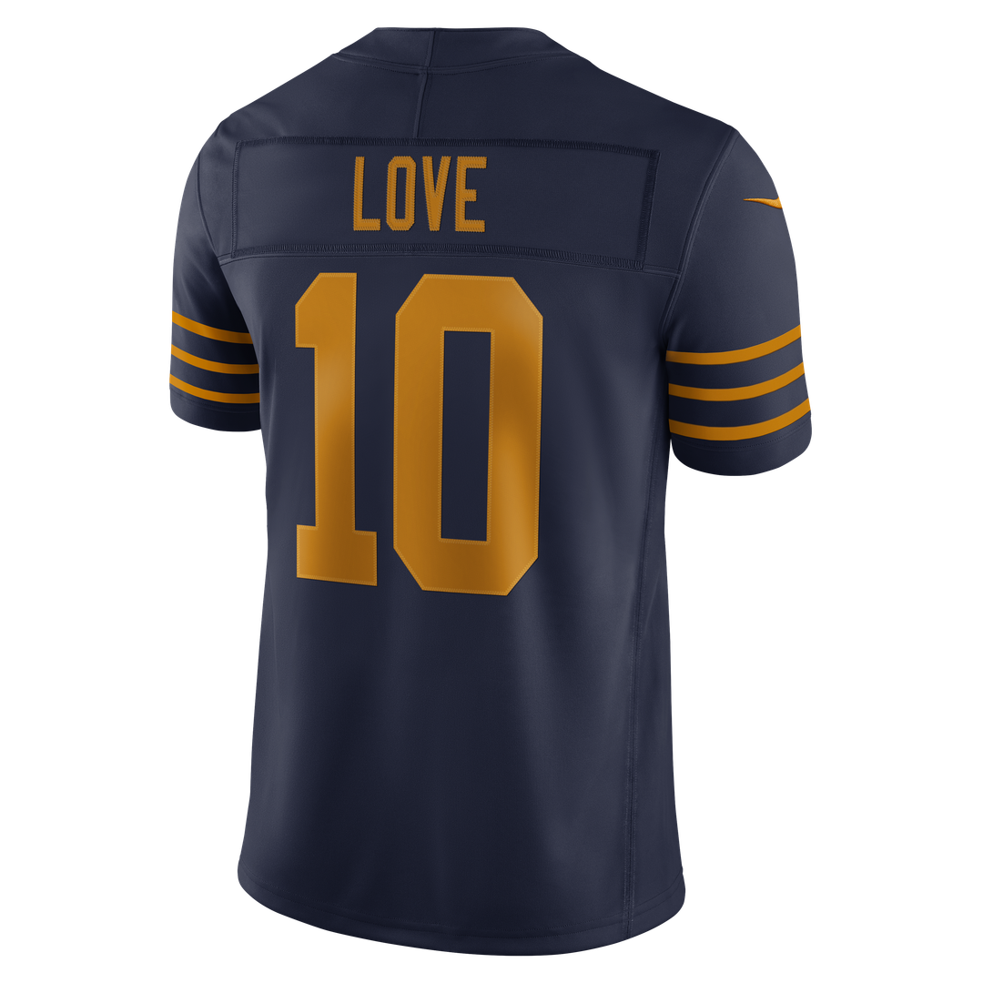 Men's Green Bay Packers Love Navy Alternate Stitched Jersey