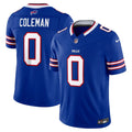 Men's Buffalo Bills Keon Coleman Royal Team Vapor F.U.S.E. Stitched