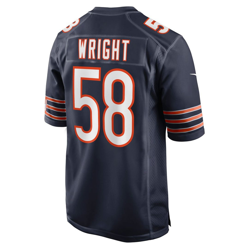 Men's Chicago Bears Darnell Wright Navy
