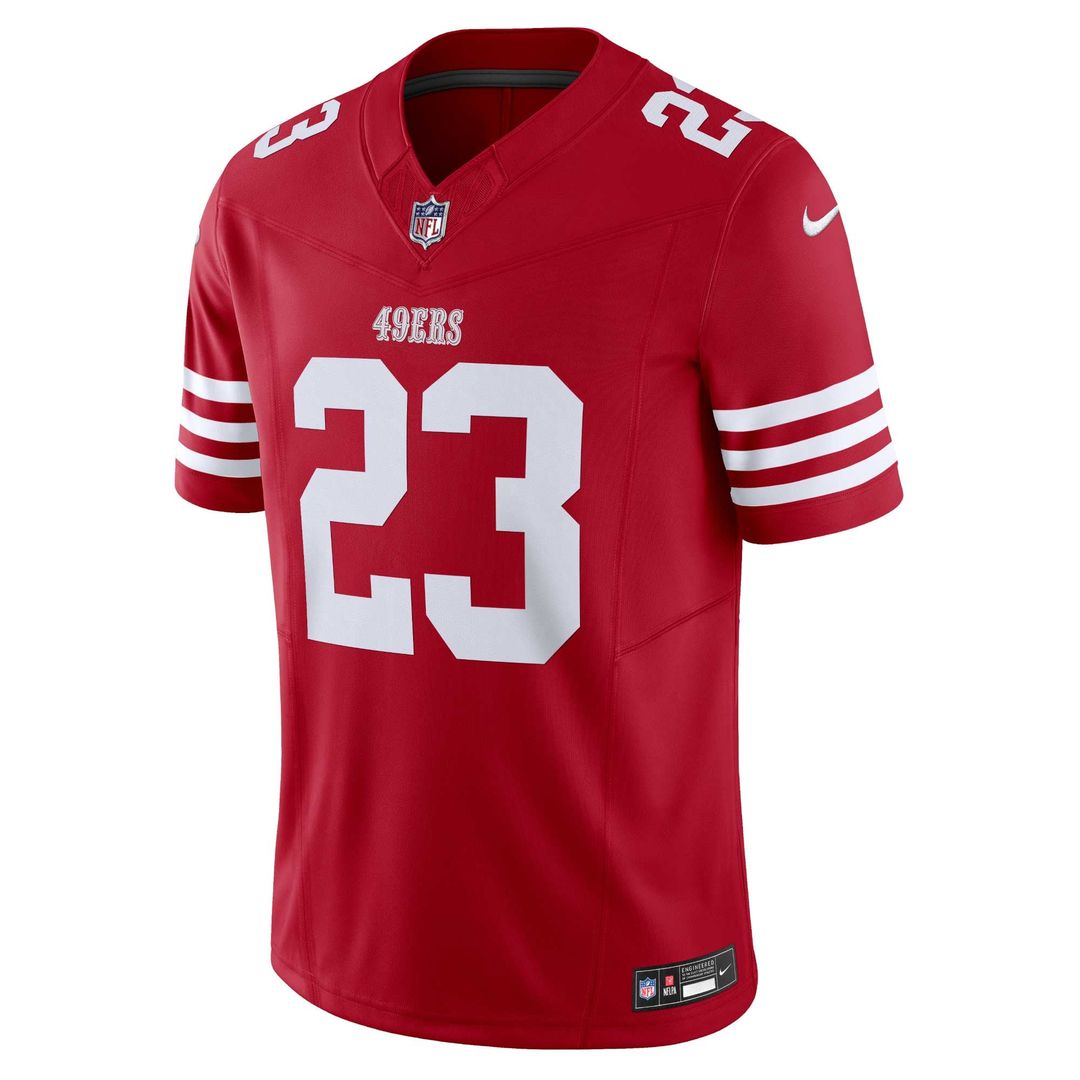 Men's San Francisco 49ers Christian McCaffrey Scarlet Vapor F.U.S.E.