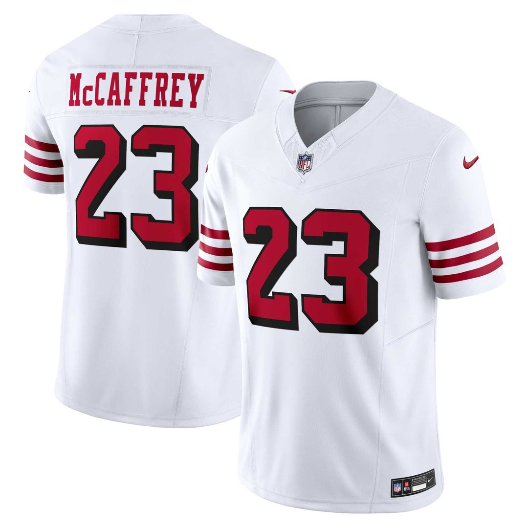 Men's San Francisco 49ers Christian McCaffrey Scarlet Vapor F.U.S.E.