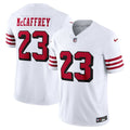 Men's San Francisco 49ers Christian McCaffrey White Vapor F.U.S.E. Limited 2nd Alternate Jersey