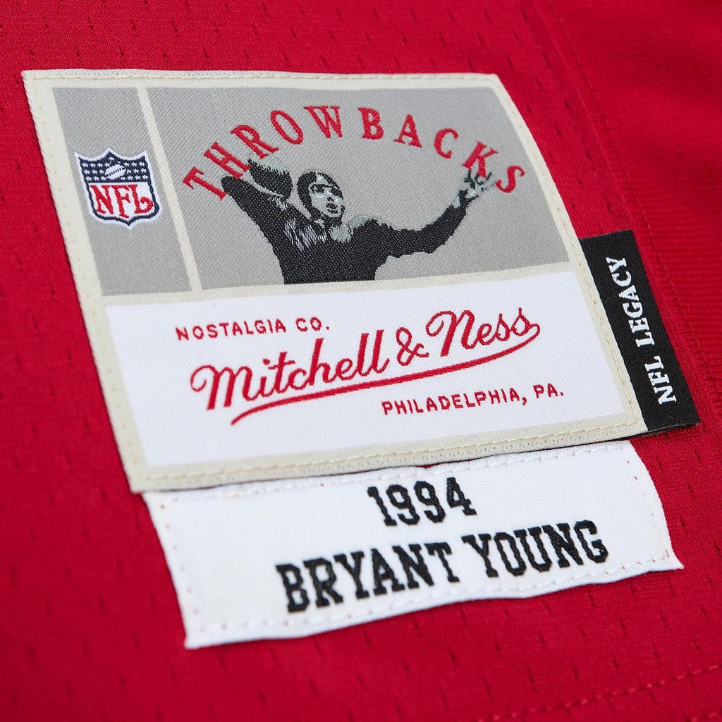 Men's San Francisco 49ers Bryant Young White Legacy Replica Jersey