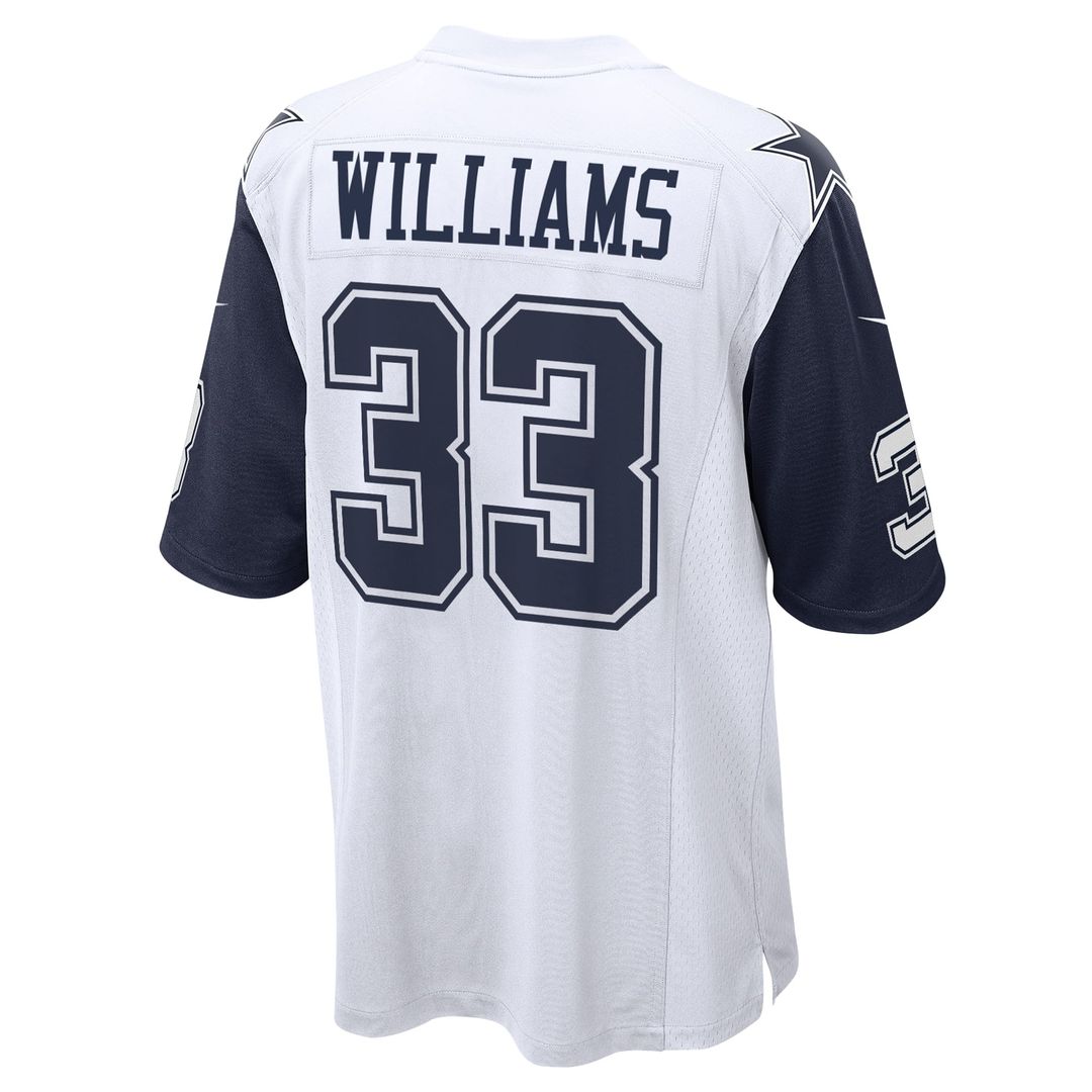 Men's Dallas Cowboys Javonte Williams White Alternate