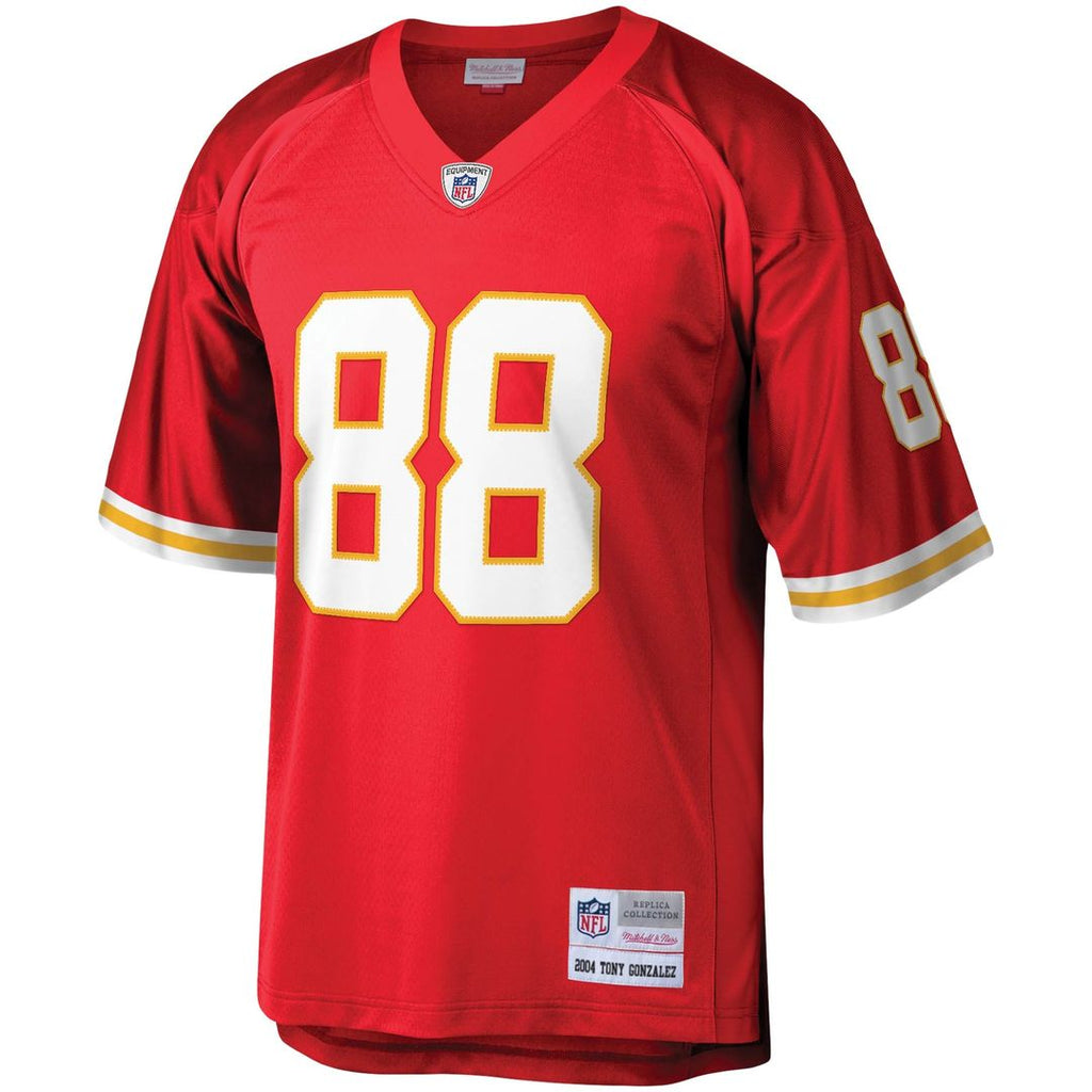 Men's Kansas City Chiefs Tony Gonzalez Red Legacy Replica Jersey