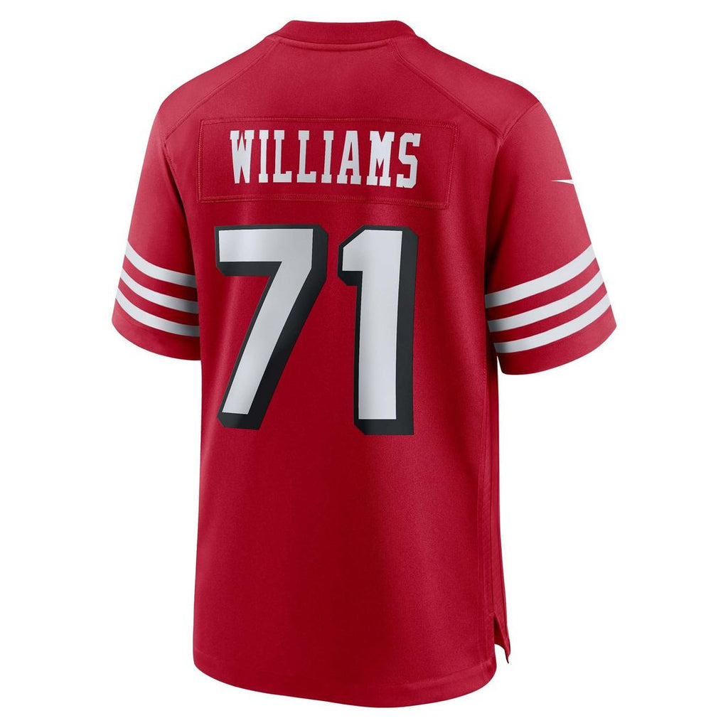Men's San Francisco 49ers Trent Williams Scarlet Alternate