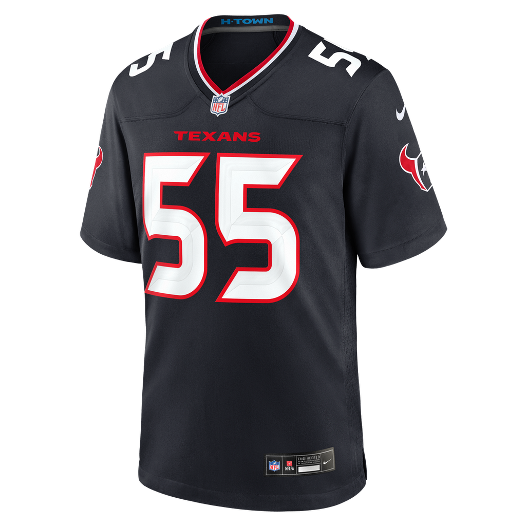 Men's Houston Texans Danielle Hunter Navy Team