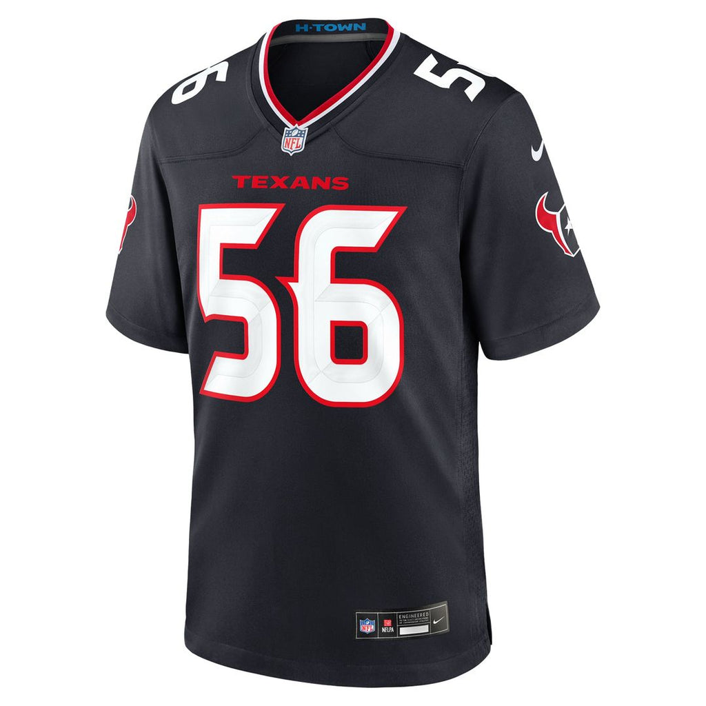 Men's Houston Texans Jamal Hill Navy Team