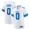 Men's Detroit Lions Jahmyr Gibbs White Game Player Jersey