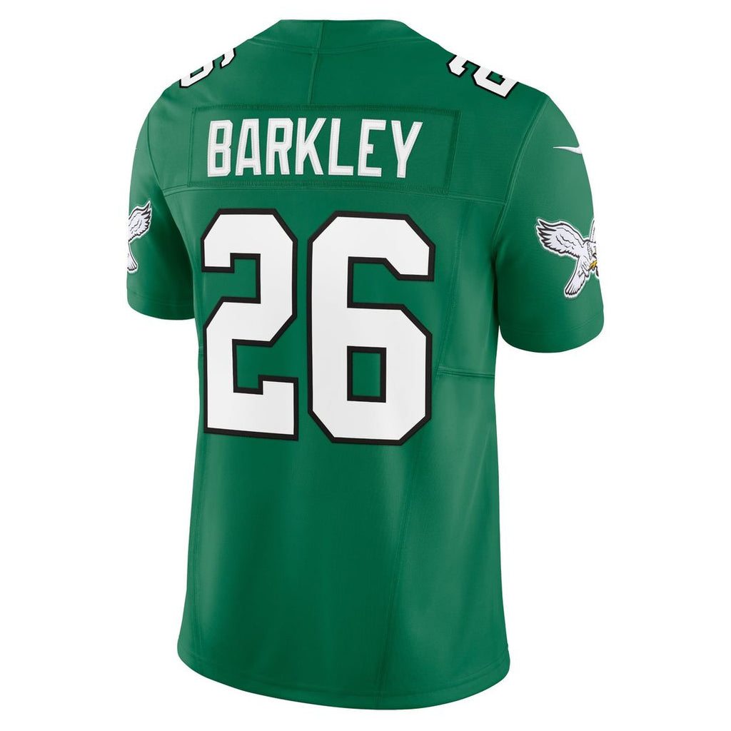 Men's Philadelphia Eagles Saquon Barkley Kelly Green Alternate Vapor F.U.S.E.