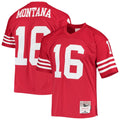Men's San Francisco 49ers Joe Montana Scarlet Legacy Replica Jersey