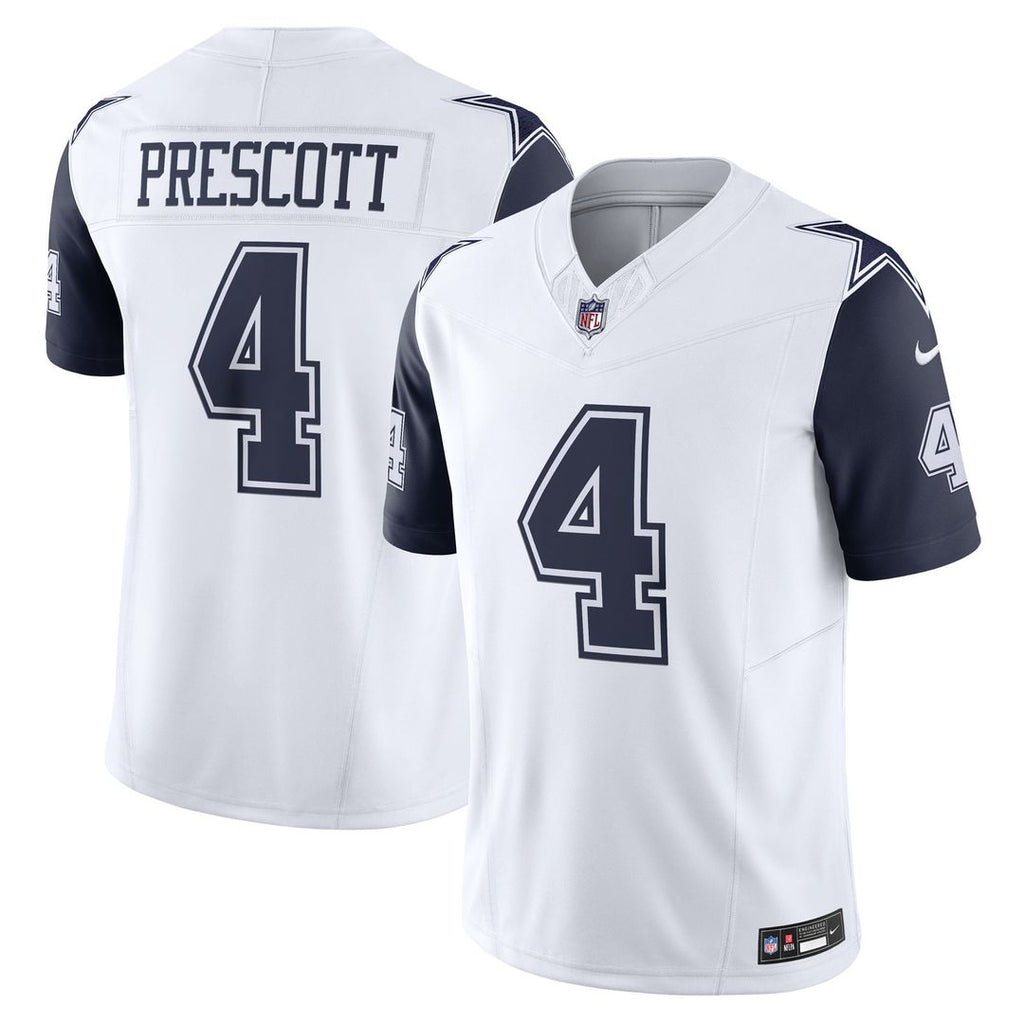 Men's Dallas Cowboys Dak Prescott Navy Vapor F.U.S.E.