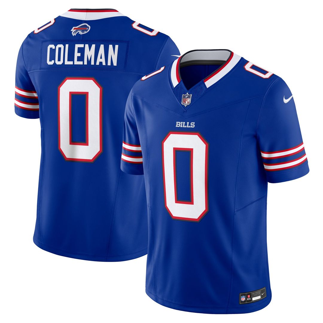 Men's Buffalo Bills Keon Coleman Royal Team Vapor F.U.S.E.