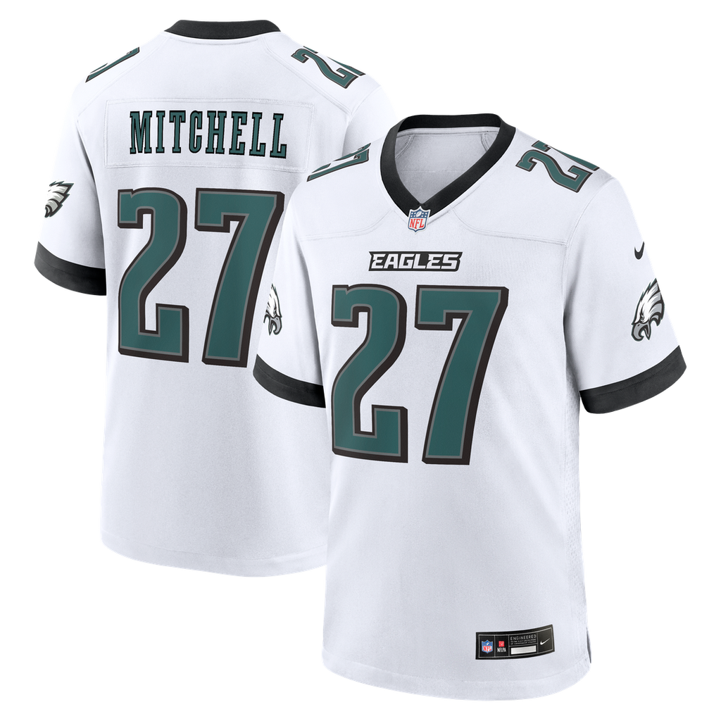 Men's Philadelphia Eagles Quinyon Mitchell White