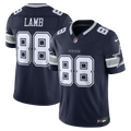 Men's Dallas Cowboys CeeDee Lamb Navy Team Vapor F.U.S.E. Stitched