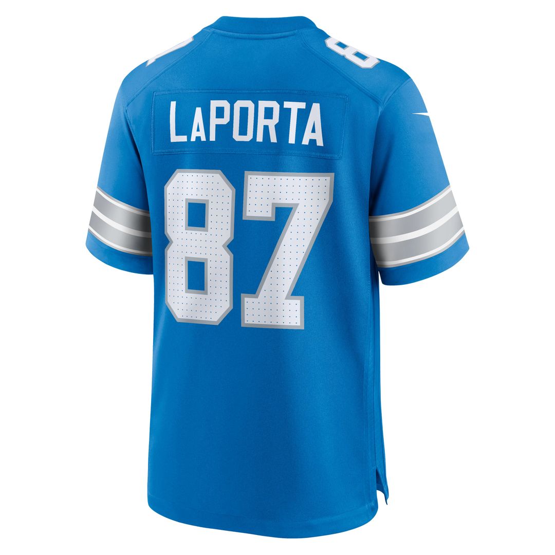 Men's Detroit Lions Sam LaPorta Blue