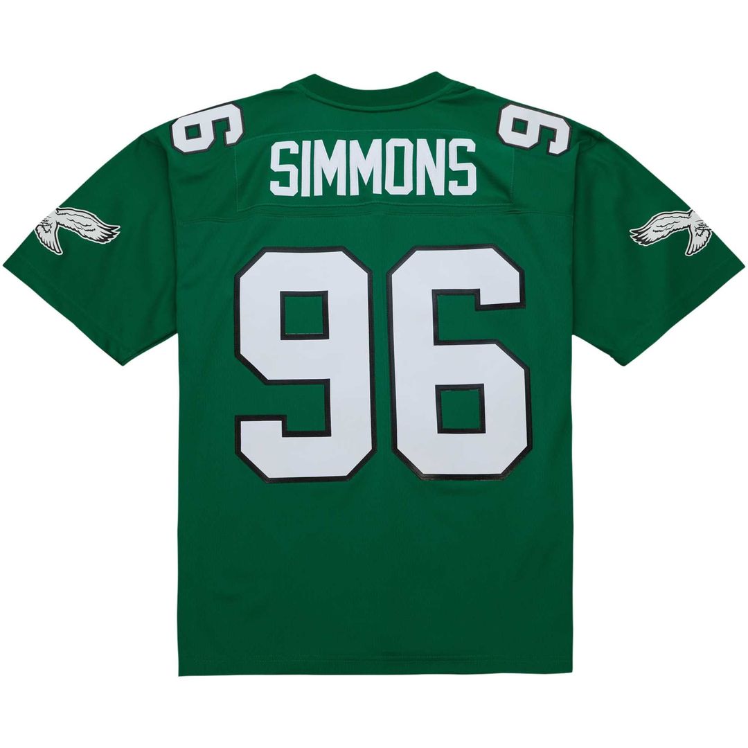Men's Philadelphia Eagles Clyde Simmons Kelly Green Legacy Replica Jersey