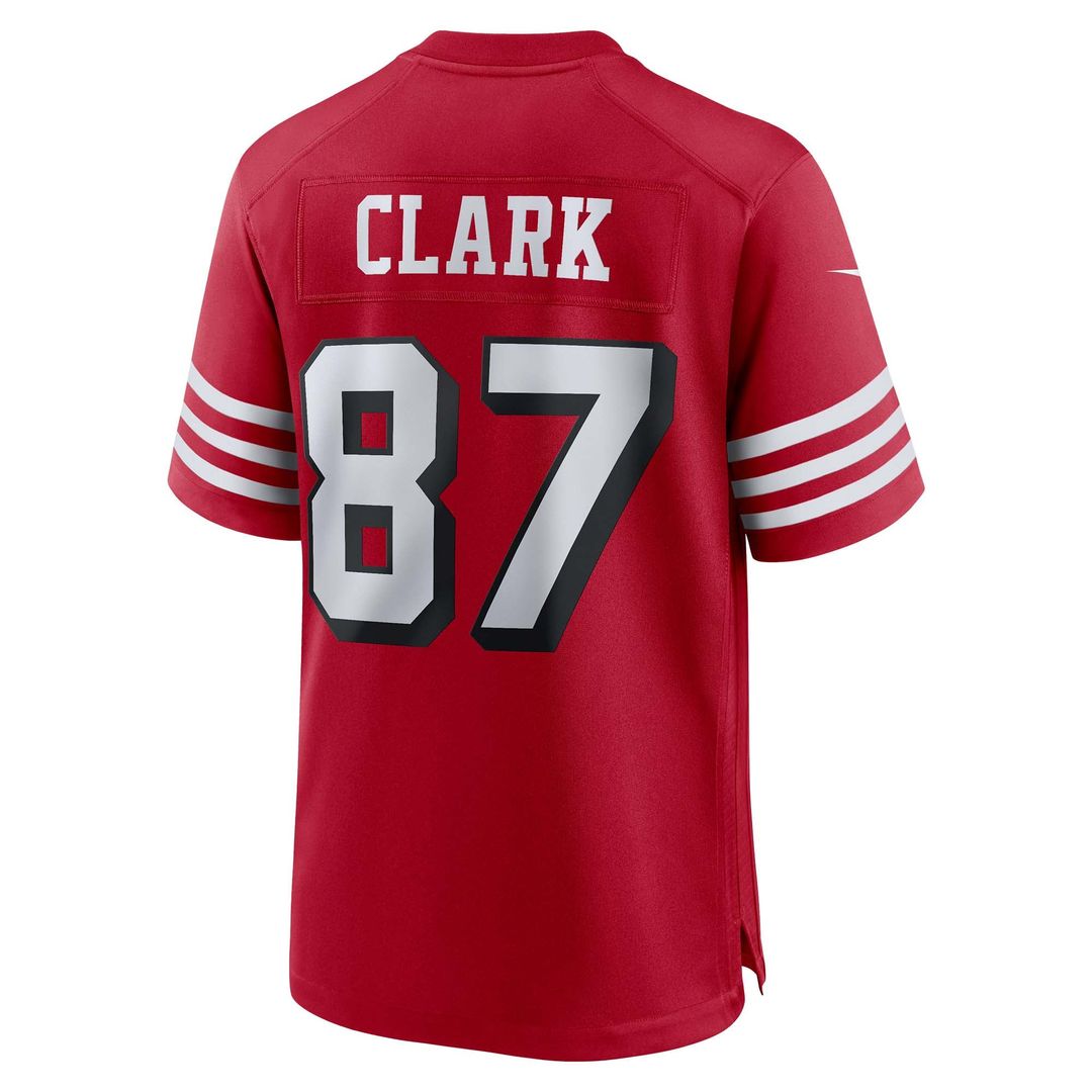 Men's San Francisco 49ers Dwight Clark Scarlet Retired Player Alternate