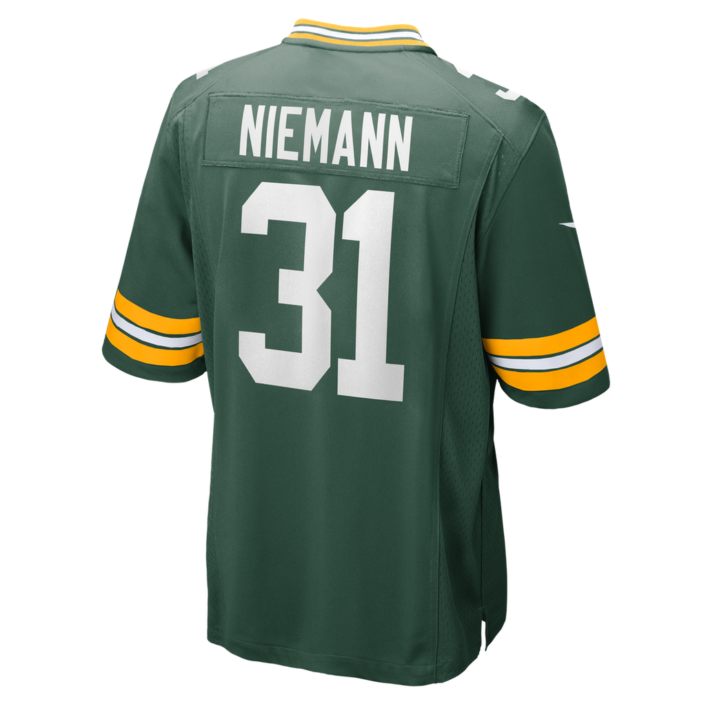 Men's Green Bay Packers Nick Niemann Green Team Jersey