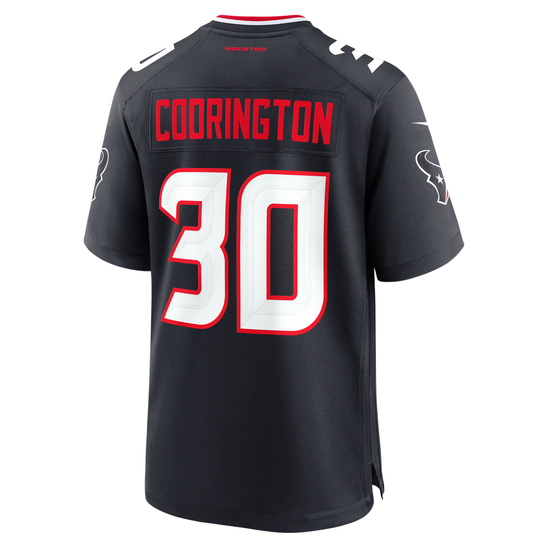 Men's Houston Texans Brandon Codrington Navy Team