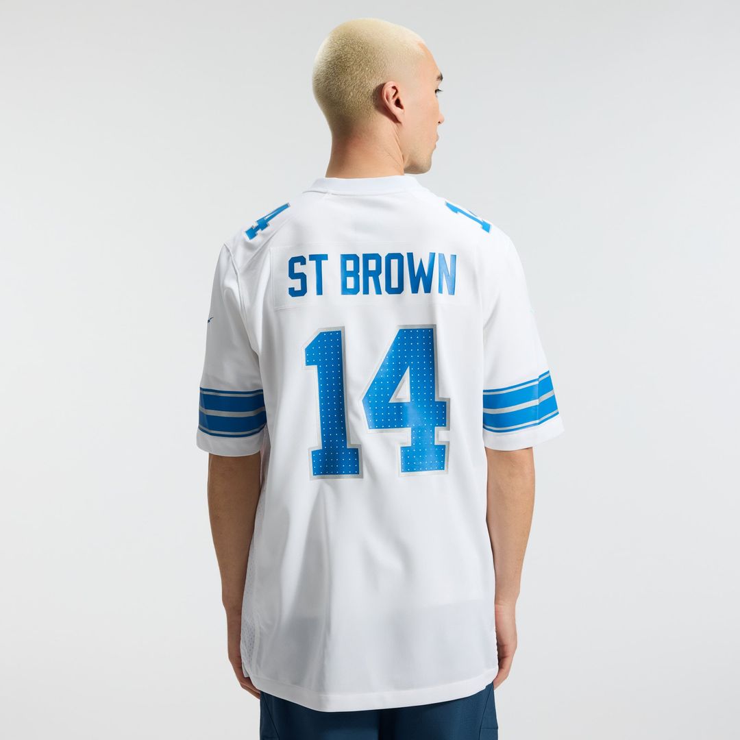 Men's Detroit Lions Amon-Ra St. Brown Black 2nd Alternate