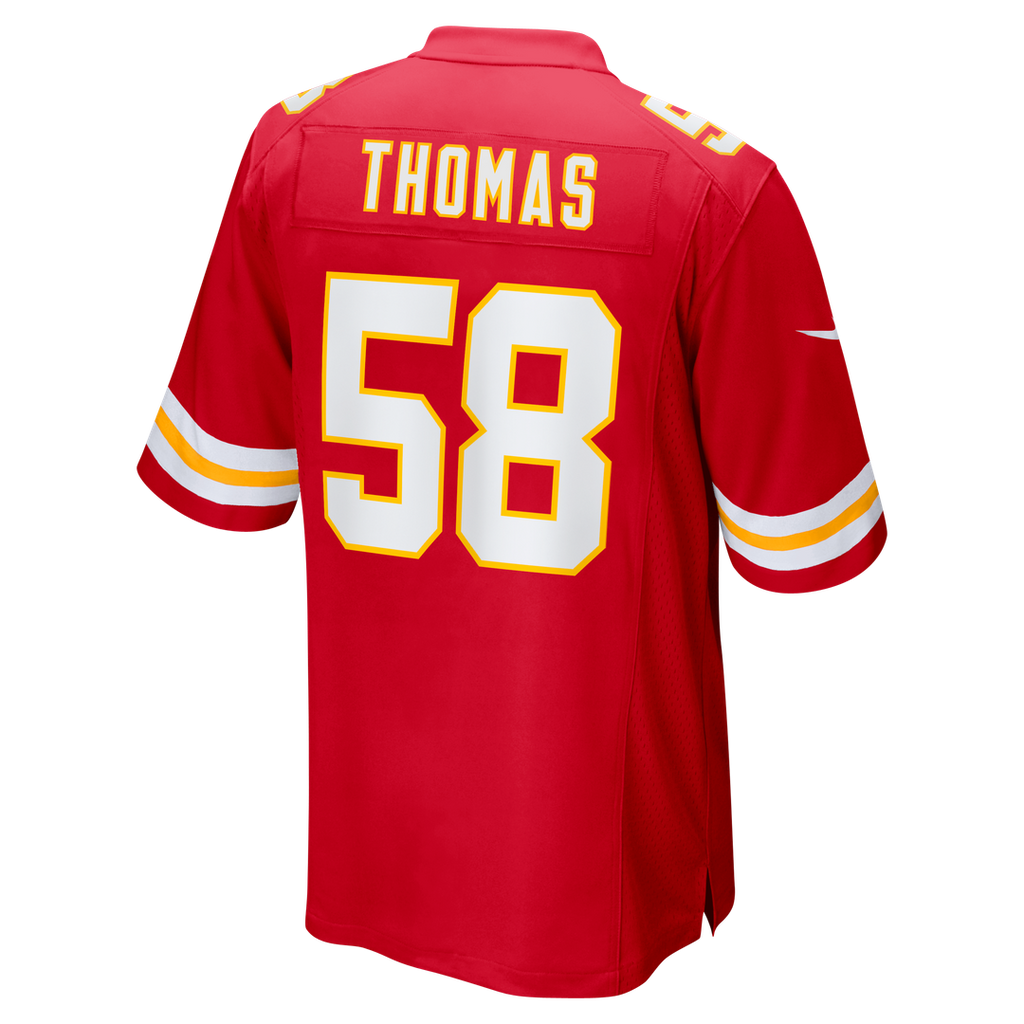 Men's Kansas City Chiefs Derrick Thomas Red Game Retired Player Jersey