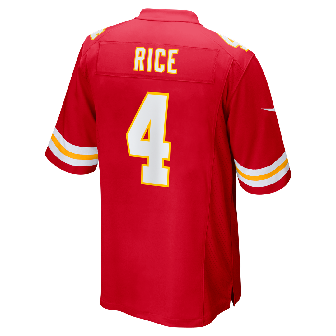 Men's Kansas City Chiefs Rashee Rice Red