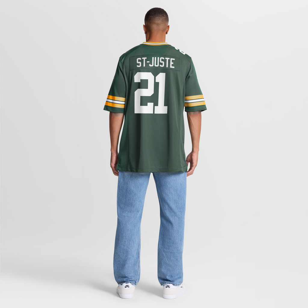 Men's Green Bay Packers Benjamin St Juste Green Team Jersey