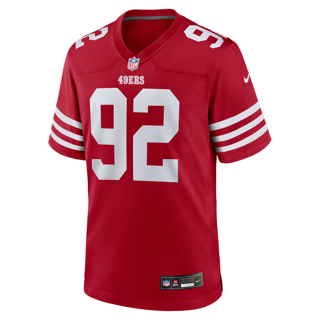 Men's San Francisco 49ers Osa Odighizuwa Scarlet Team