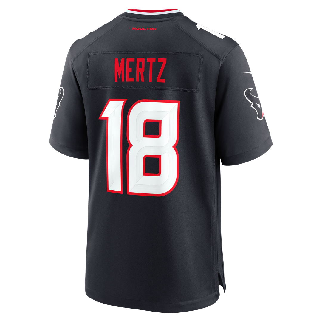 Men's Houston Texans Graham Mertz Navy Team