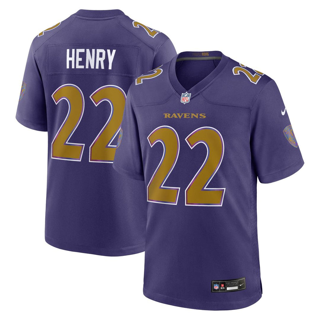 Men's Baltimore Ravens Derrick Henry Black Alternate