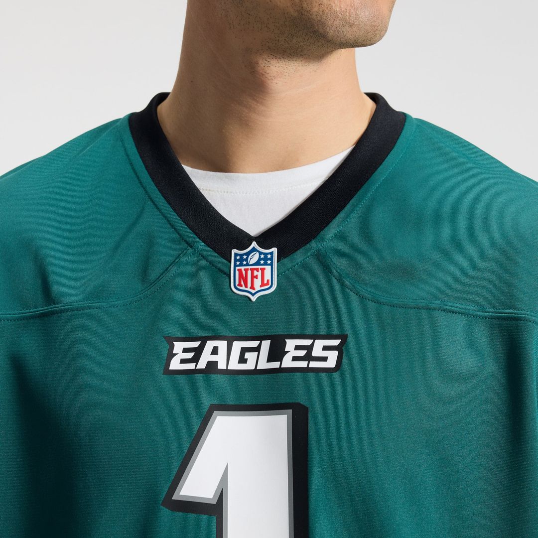 Men's Philadelphia Eagles Jalen Hurts Midnight Green Team