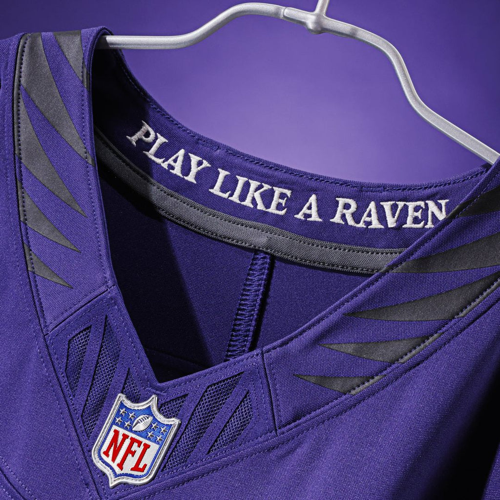 Men's Baltimore Ravens Kyle Hamilton Purple Team Vapor F.U.S.E. Stitched