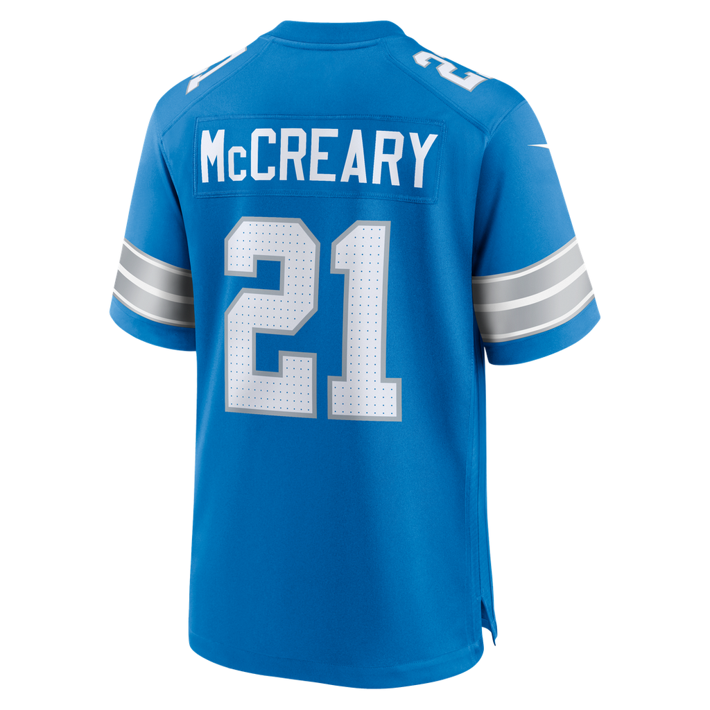 Men's Detroit Lions Roger McCreary Blue Team