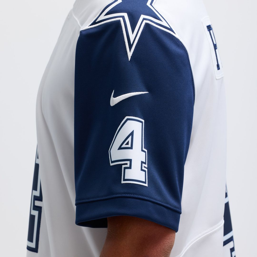Men's Dallas Cowboys Dak Prescott Navy Vapor Limited Player Jersey