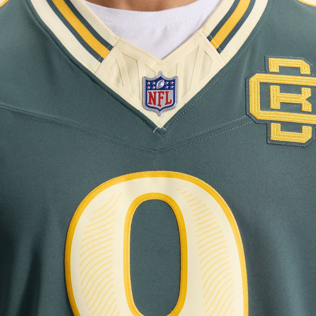Men's Green Bay Packers Christian Watson Green 2026 Rivalries Collection Stitched Jersey