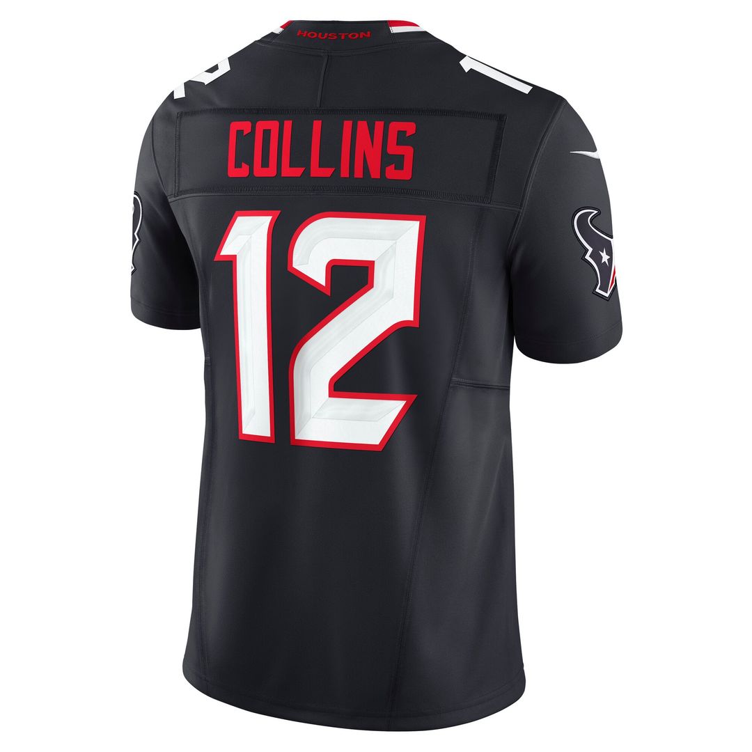 Men's Houston Texans Nico Collins Navy Team Vapor F.U.S.E.