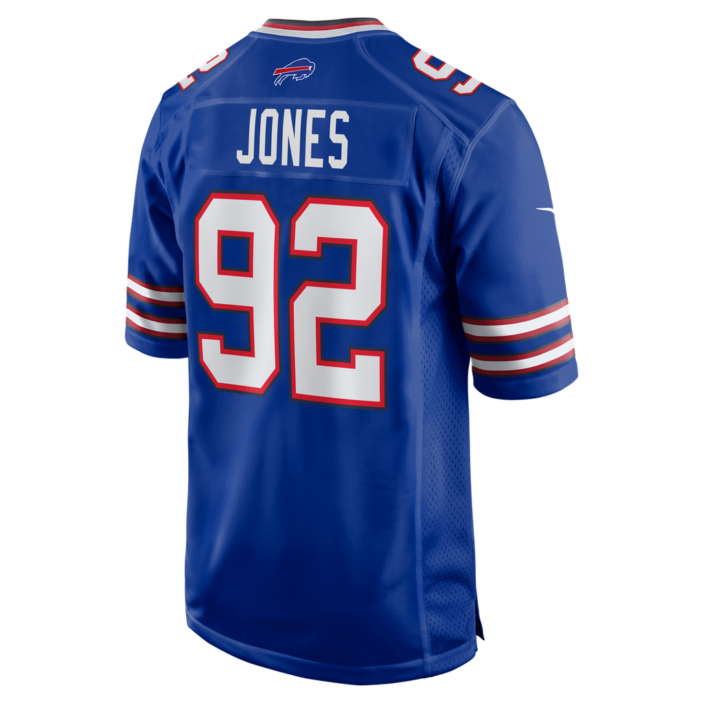 Men's Buffalo Bills DaQuan Jones Royal Game Player Jersey
