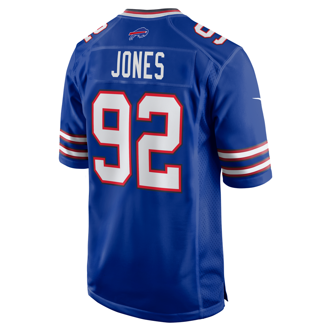 Men's Buffalo Bills DaQuan Jones Royal Game Player Jersey