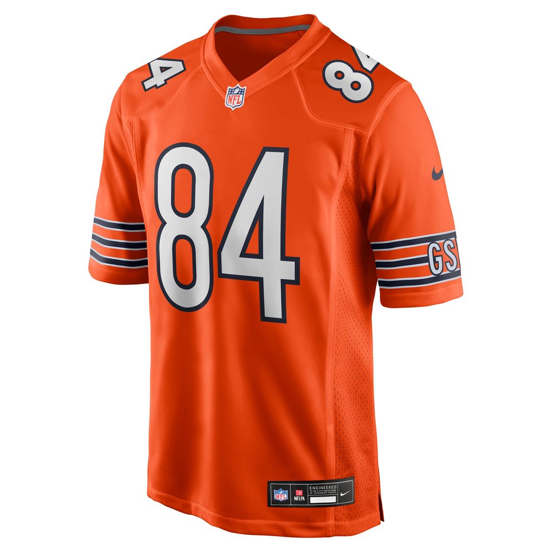 Men's Chicago Bears Colston Loveland Orange Alternate Game Player Jersey