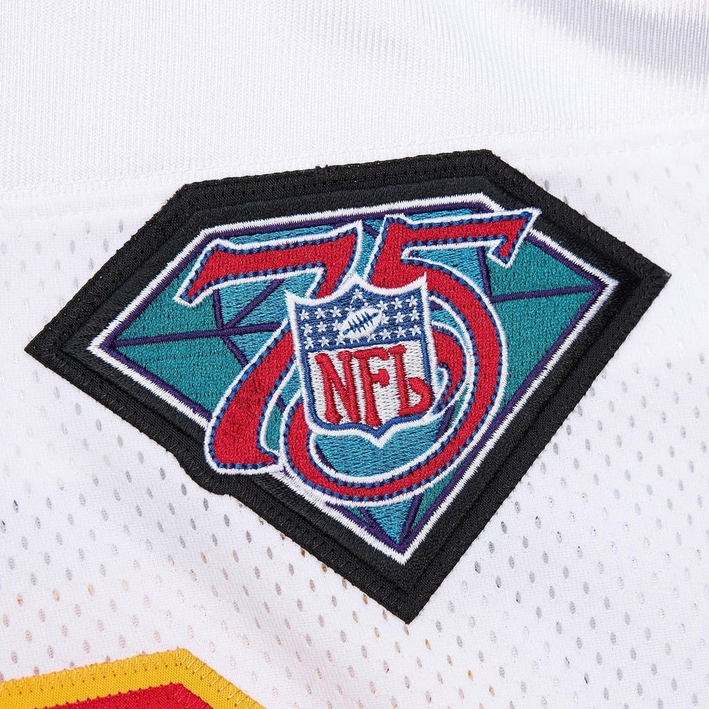 Men's Kansas City Chiefs 1994 Marcus Allen White Authentic Throwback Retired Player Jersey