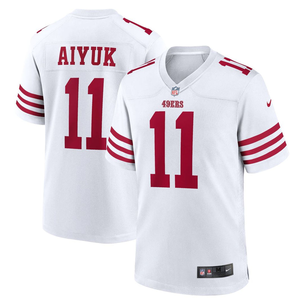 Men's San Francisco 49ers Brandon Aiyuk Scarlet Game Player Jersey