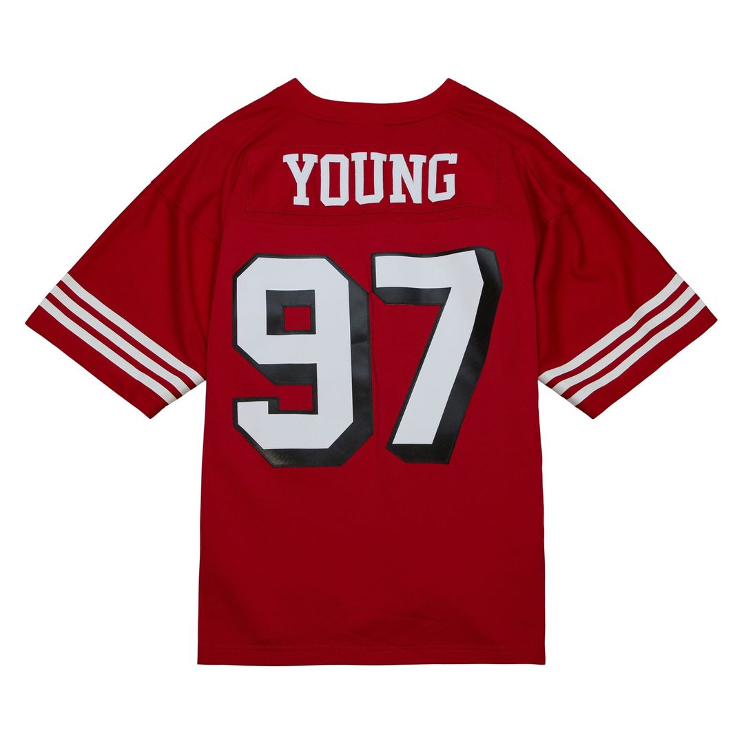 Men's San Francisco 49ers Bryant Young White Legacy Replica Jersey