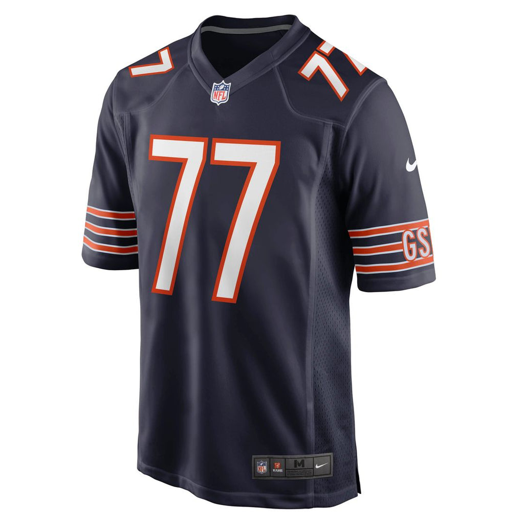 Men's Chicago Bears Red Grange Navy Retired Player Jersey