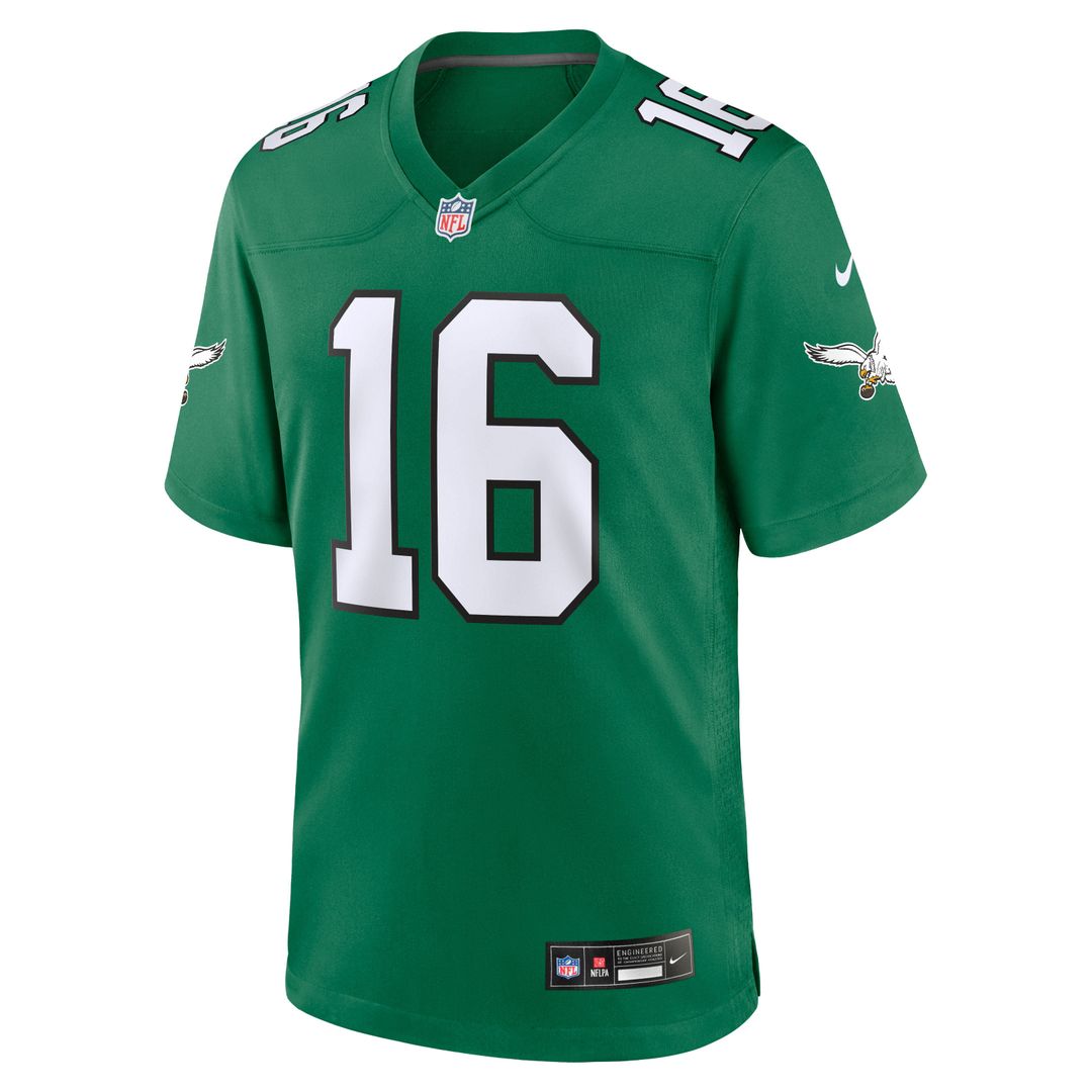 Men's Philadelphia Eagles Tanner McKee Kelly Green Alternate