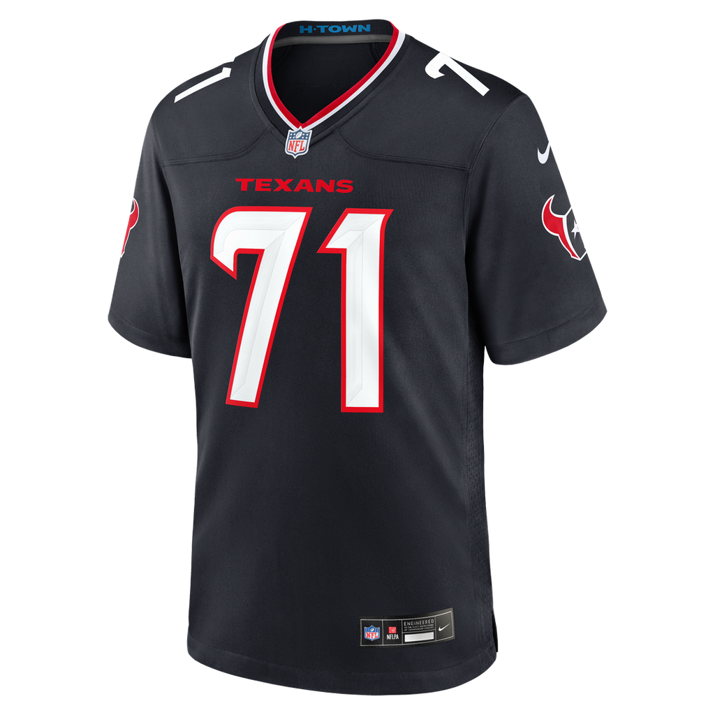 Men's Houston Texans Braden Smith Navy Team